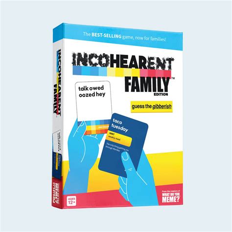 Incohearent™ Family Edition Guess the Gibberish Family Game .